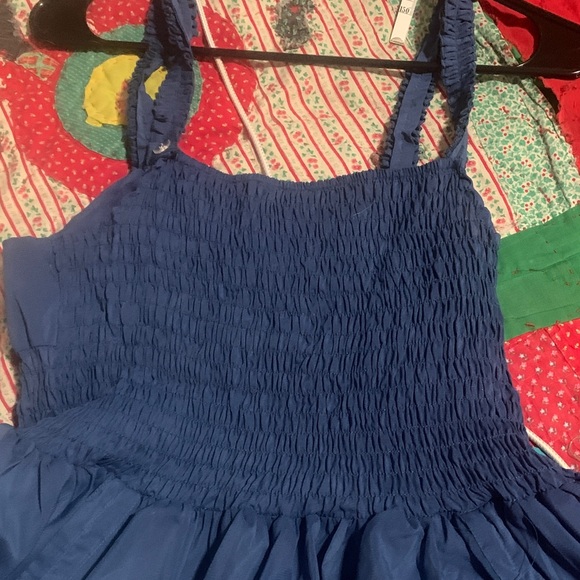 Blue Ruffled Dress - Picture 6 of 7